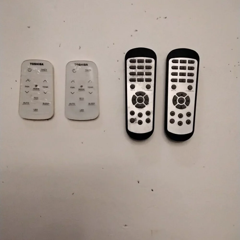 Lot Of 12 Mixed Remote Controls